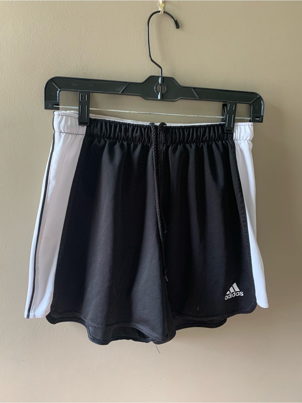 Adidas Black and White Shorts